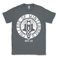Charcoal Heather college of winterhold Classic Tee - linhVisuals