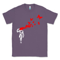 Lavender banksy Classic Tee - linhVisuals
