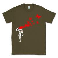Army Green banksy Classic Tee - linhVisuals