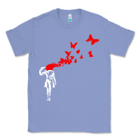 Colony Blue banksy Classic Tee - linhVisuals