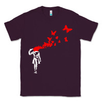 Plum banksy Classic Tee - linhVisuals