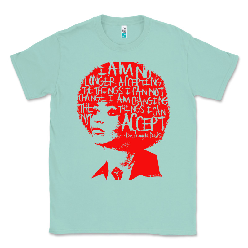 Angela Davis Political Activist Classic Tee by linhVisuals | Teevron