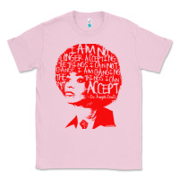 Bubblegum Pink angela davis political activist Classic Tee - linhVisuals