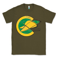Army Green california golden seals Classic Tee - linhVisuals