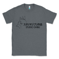 Charcoal Heather studio ghibli2 Classic Tee - linhVisuals