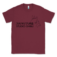 Burgundy studio ghibli3 Classic Tee - linhVisuals