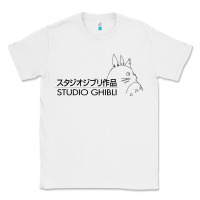 White studio ghibli3 Classic Tee - linhVisuals