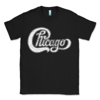 Black chicago retro styled faded design Classic Tee - linhVisuals