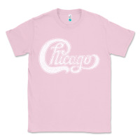 Bubblegum Pink chicago retro styled faded design Classic Tee - linhVisuals