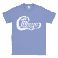 Colony Blue chicago retro styled faded design Classic Tee - linhVisuals