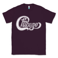 Plum chicago retro styled faded design Classic Tee - linhVisuals