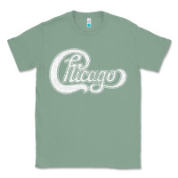 Sage chicago retro styled faded design Classic Tee - linhVisuals