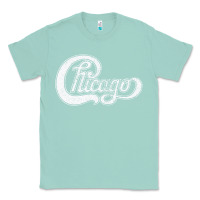 Seafoam chicago retro styled faded design Classic Tee - linhVisuals