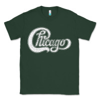 Sports Green chicago retro styled faded design Classic Tee - linhVisuals