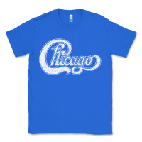 True Royal chicago retro styled faded design Classic Tee - linhVisuals