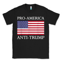 Black pro america anti trump shirt   american usa flag resist t shirt Classic Tee - linhVisuals
