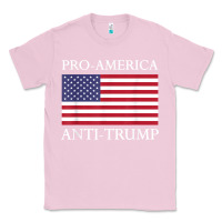 Bubblegum Pink pro america anti trump shirt   american usa flag resist t shirt Classic Tee - linhVisuals