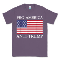 Lavender pro america anti trump shirt   american usa flag resist t shirt Classic Tee - linhVisuals