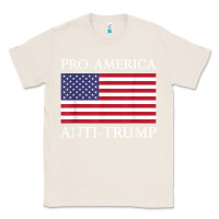 Natural pro america anti trump shirt   american usa flag resist t shirt Classic Tee - linhVisuals