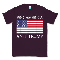 Plum pro america anti trump shirt   american usa flag resist t shirt Classic Tee - linhVisuals