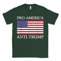 Sports Green pro america anti trump shirt   american usa flag resist t shirt Classic Tee - linhVisuals