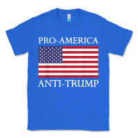 True Royal pro america anti trump shirt   american usa flag resist t shirt Classic Tee - linhVisuals