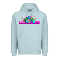 Blue Mist stitch ohana Premium Hoodie - AdoDesignShop