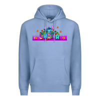 Colony Blue stitch ohana Premium Hoodie - AdoDesignShop