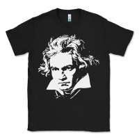 Black beethoven Classic Tee - linhVisuals