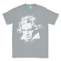 Heather Grey beethoven Classic Tee - linhVisuals