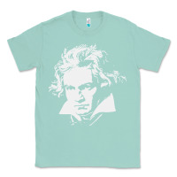 Seafoam beethoven Classic Tee - linhVisuals