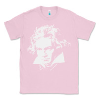 Bubblegum Pink beethoven Classic Tee - linhVisuals
