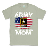 Matcha proud army national guard mom with american flag gift pullover hoodie Classic Tee - linhVisuals