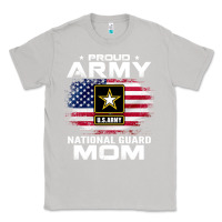 Moon Dust proud army national guard mom with american flag gift pullover hoodie Classic Tee - linhVisuals