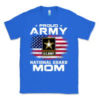 True Royal proud army national guard mom with american flag gift pullover hoodie Classic Tee - linhVisuals