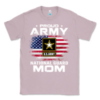 Lilac proud army national guard mom with american flag gift pullover hoodie Classic Tee - linhVisuals