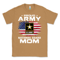 Toasted Coconut proud army national guard mom with american flag gift pullover hoodie Classic Tee - linhVisuals