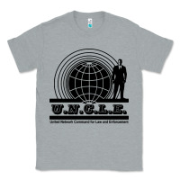 Heather Grey the man from uncle Classic Tee - linhVisuals