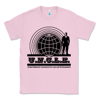 Bubblegum Pink the man from uncle Classic Tee - linhVisuals