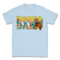 Dusty Blue Western Rodeo Dad Classic Tee - BundleAndBundleShop