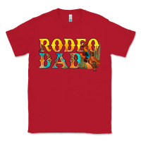 Red Western Rodeo Dad Classic Tee - BundleAndBundleShop