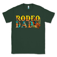 Sports Green Western Rodeo Dad Classic Tee - BundleAndBundleShop