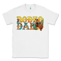 White Western Rodeo Dad Classic Tee - BundleAndBundleShop