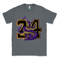 Charcoal Heather Mamba #24 Classic Tee - linhVisuals