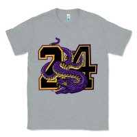 Heather Grey Mamba #24 Classic Tee - linhVisuals