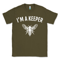 Army Green beekeeper im a keeper Classic Tee - linhVisuals