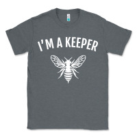 Charcoal Heather beekeeper im a keeper Classic Tee - linhVisuals