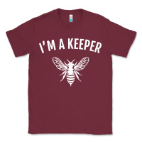 Burgundy beekeeper im a keeper Classic Tee - linhVisuals