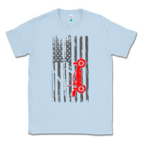 Dusty Blue rc racing american flag radio control rc car t shirt Classic Tee - linhVisuals