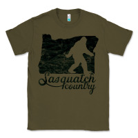 Army Green sasquatch country   sasquatch Classic Tee - linhVisuals